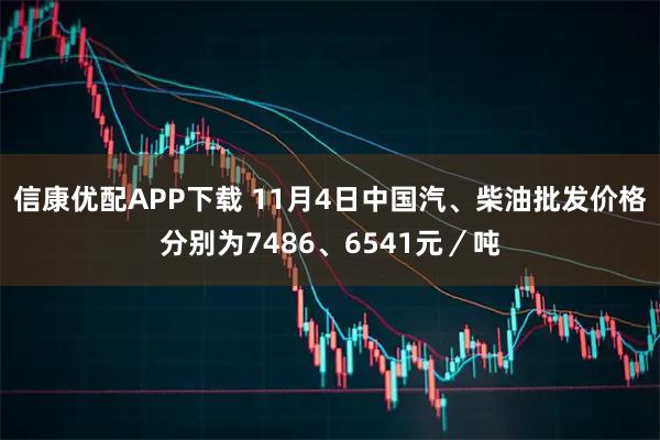 信康优配APP下载 11月4日中国汽、柴油批发价格分别为7486、6541元／吨