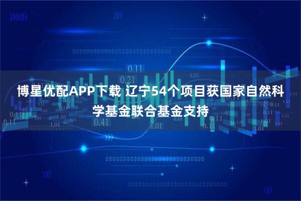 博星优配APP下载 辽宁54个项目获国家自然科学基金联合基金支持